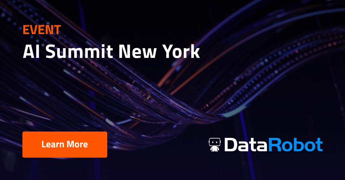 AI Summit New York DataRobot AI Platform